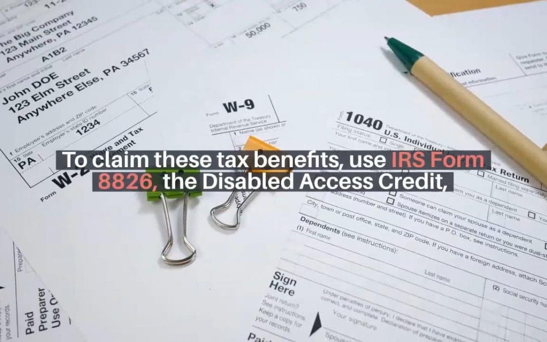 ADA Compliance Tax Credit and Income Tax Savings