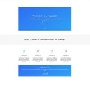 simple personal website design