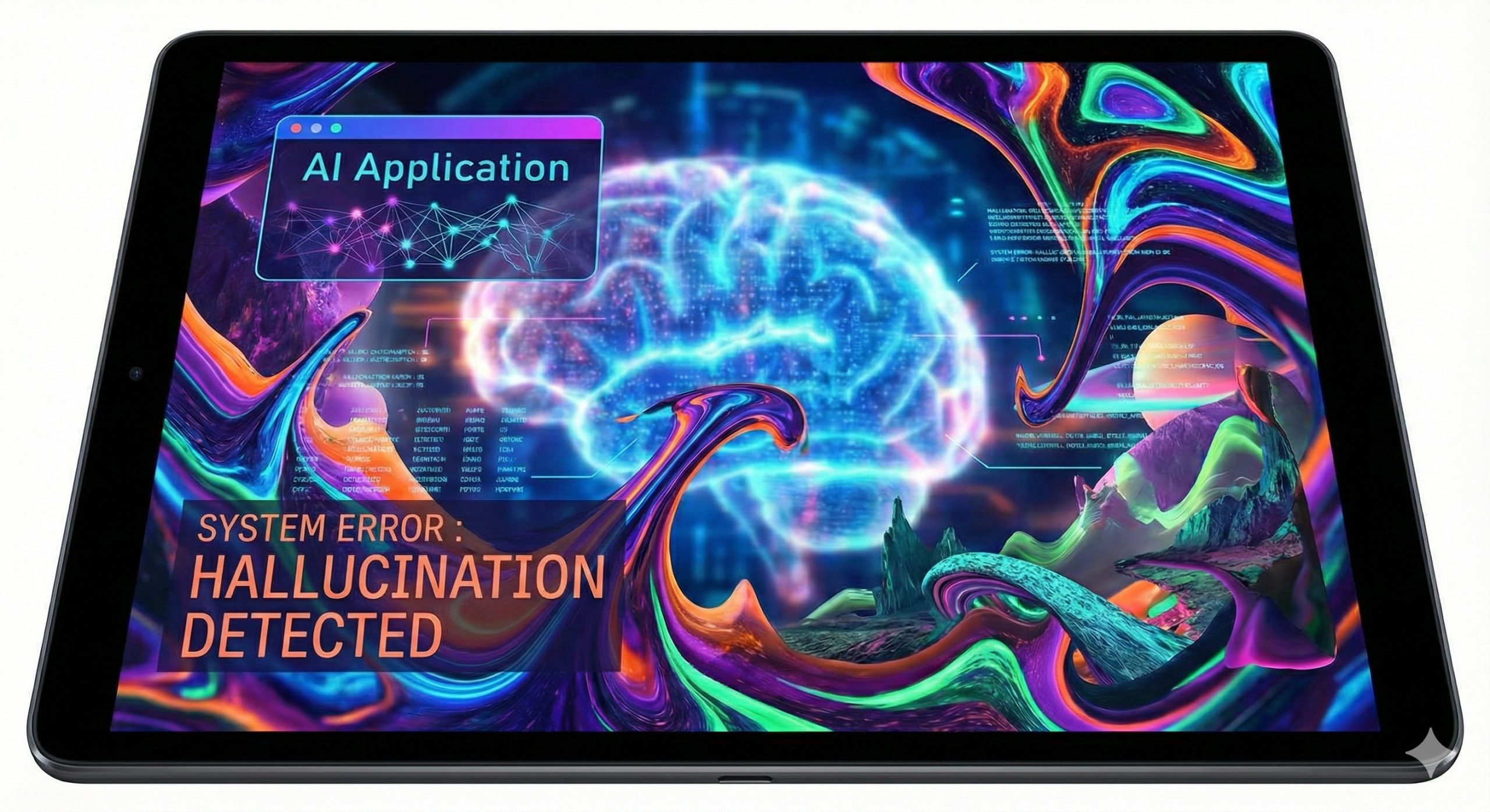 hallucination detected An AI application having a hallucination