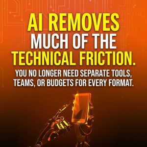 removes technical friction