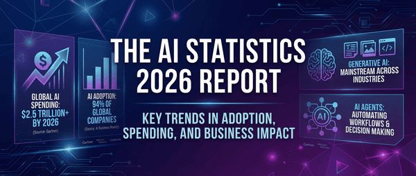 The AI Statistics 2026 Report banner