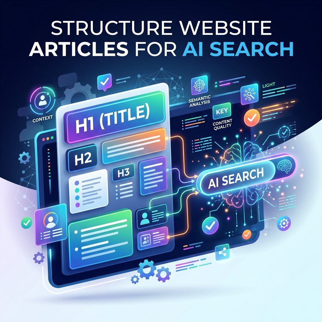 article ai citations - structure your articles properly to be found by AI LLMs