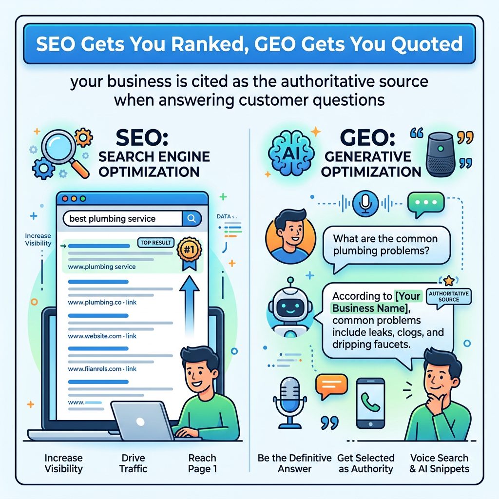 Generative Enging Optimization gets you quoted as the authority sources on a search in AI