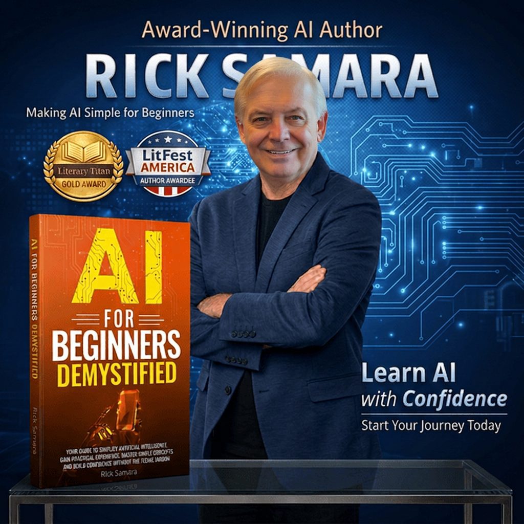 AI real world use enabled me to create this picture of my two awards