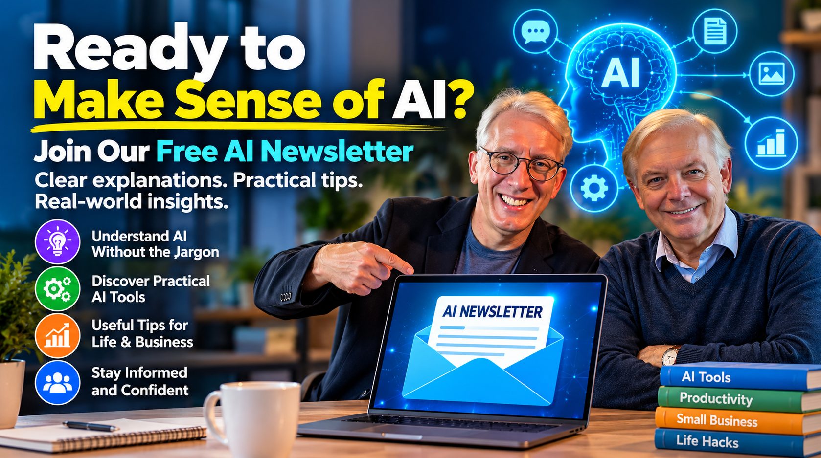 Our AI Newsletter for Beginners will help you make sense of AI.